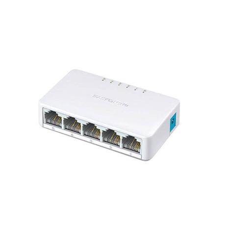 Switch Mercusys MS105, 5 Portas, 10/100Mbps - Branco Menor preço em Switch Mercusys MS105, 5 Portas, 10/100Mbps - Branco