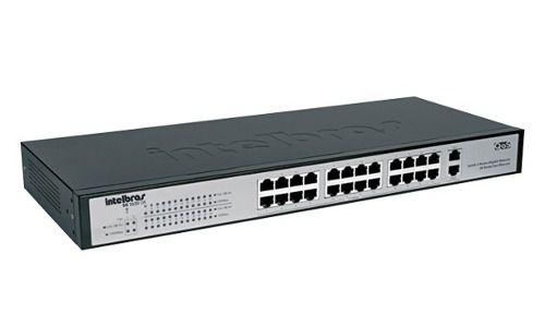 Switch Rack 24 Portas Fast Ethernet Qos SG 2620 QR Intelbras Menor preço em Switch Rack 24 Portas Fast Ethernet Qos SG 2620 QR Intelbras