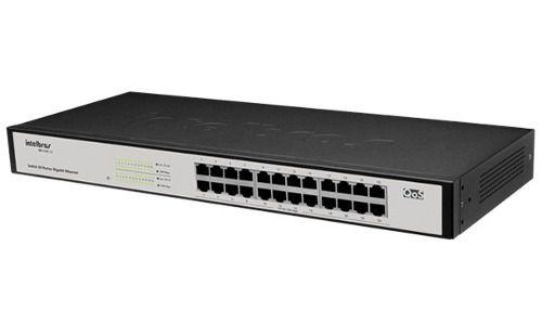 Switch Rack 24 Portas Gigabit Inet Qos SG 2400 QR Intelbras Menor preço em Switch Rack 24 Portas Gigabit Inet Qos SG 2400 QR Intelbras