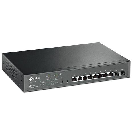 Switch Smart Gigabit 8 Portas JetStream PoE+ com 2 Slots SFP T1500G-10MPS TP-LINK Menor preço em Switch Smart Gigabit 8 Portas JetStream PoE+ com 2 Slots SFP T1500G-10MPS TP-LINK