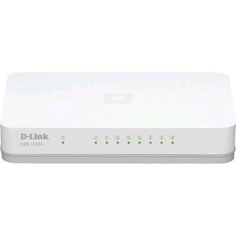 Switch SOHO DGS 1008A Gigabit - D-Link Menor preço em Switch SOHO DGS 1008A Gigabit - D-Link