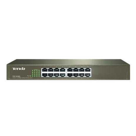 Switch Tenda 08 Portas TEF1016D 10/ 100/ 1000MBPS RACK - Vitrine Menor preço em Switch Tenda 08 Portas TEF1016D 10/ 100/ 1000MBPS RACK - Vitrine
