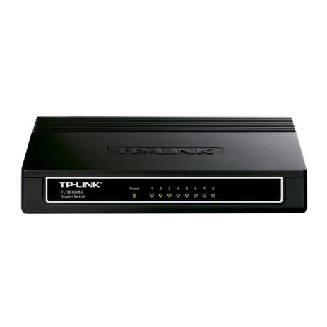 Switch TL-SG1008D 8 Portas Gigabit, Plug and Play - TP Link - Tp-link Menor preço em Switch TL-SG1008D 8 Portas Gigabit, Plug and Play - TP Link - Tp-link