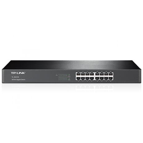 Switch TP-Link TL-SG1016 - 16 Portas 10/100/1000Mbps Menor preço em Switch TP-Link TL-SG1016 - 16 Portas 10/100/1000Mbps