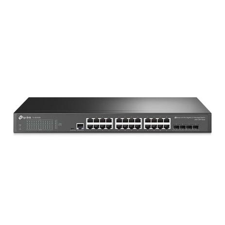 Switch TP-Link TL-SG3428 - 24 Portas Gigabit - 4 Portas SFP - Switch Gerenciável L2+ - JetStream Menor preço em Switch TP-Link TL-SG3428 - 24 Portas Gigabit - 4 Portas SFP - Switch Gerenciável L2+ - JetStream