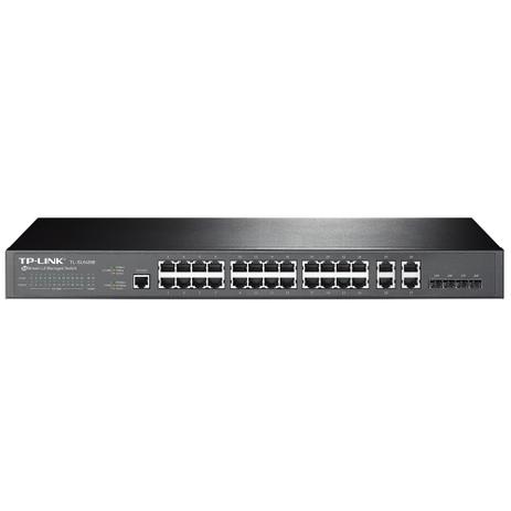 Switch TP-Link TL-SL5428E de Gerenciamento Básico L2 de 24 portas 10/100Mbps + 4 Portas Gigabit JetS - Tp-link smb Menor preço em Switch TP-Link TL-SL5428E de Gerenciamento Básico L2 de 24 portas 10/100Mbps + 4 Portas Gigabit JetS - Tp-link smb