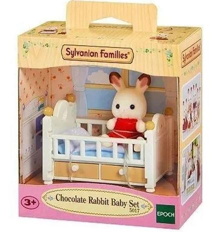Sylvanian Families Bebe Coelho Chocalete E Cama Epoch 5017p Brincadeiras De Faz De Conta Magazine Luiza