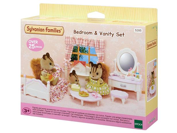 Sylvanian Families Conjunto Quarto com Penteadeira 5285 - Epoch Menor preço em Sylvanian Families Conjunto Quarto com Penteadeira 5285 - Epoch