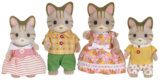 Sylvanian Families - Família dos Gatos Listrados - Epoch Magia Menor preço em Sylvanian Families - Família dos Gatos Listrados - Epoch Magia