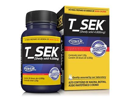 T-sek 120g - Power Supplements Diurético E Emagrecedor - Sanibrás Menor preço em T-sek 120g - Power Supplements Diurético E Emagrecedor - Sanibrás