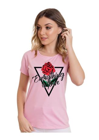 Camiseta feminina t shirt estampada Clearance