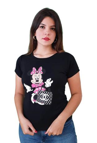 camiseta com brilho feminina