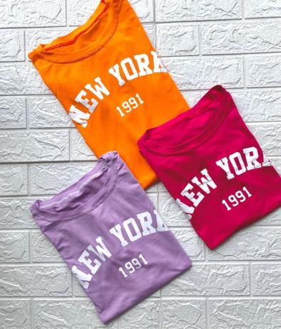 t shirt new york feminina