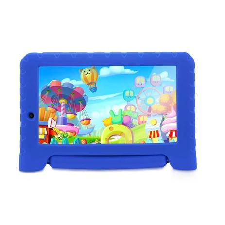 Tablet 7 Kid Pad Plus Azul Quad Core NB278-Multilaser Menor preço em Tablet 7 Kid Pad Plus Azul Quad Core NB278-Multilaser