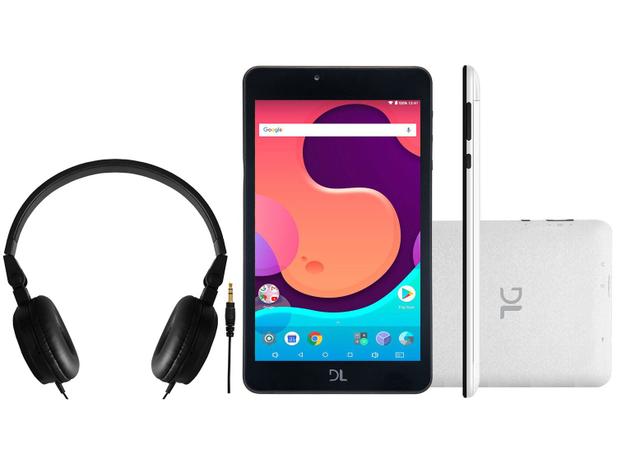 Tablet DL Creative Tab com Headphone 8GB 7” Wi-Fi - Proc. Quad-Core Android 7.1 Câmera Integrada Menor preço em Tablet DL Creative Tab com Headphone 8GB 7” Wi-Fi - Proc. Quad-Core Android 7.1 Câmera Integrada