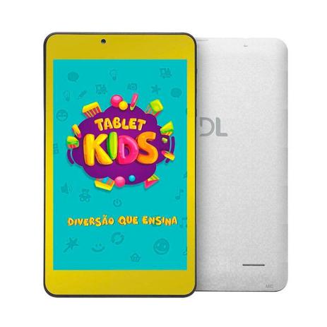 Tablet DL Kids C10 Android 7.1 Tela 7 8GB WI-FI Câmera Frontal TX394BBV Menor preço em Tablet DL Kids C10 Android 7.1 Tela 7 8GB WI-FI Câmera Frontal TX394BBV