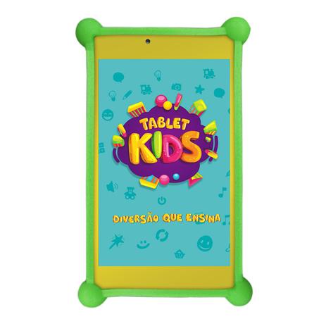 Tablet DL TX394BBV Kids C10 Wi Fi Bluetooth 3G 7 Pol Branco/Amarelo Menor preço em Tablet DL TX394BBV Kids C10 Wi Fi Bluetooth 3G 7 Pol Branco/Amarelo