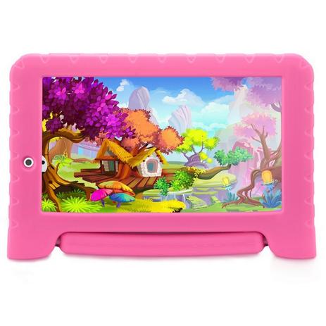 Tablet Infantil 7”” Educativo Emborrachado Quad Core Rosa NB279 - Multilaser é boa?