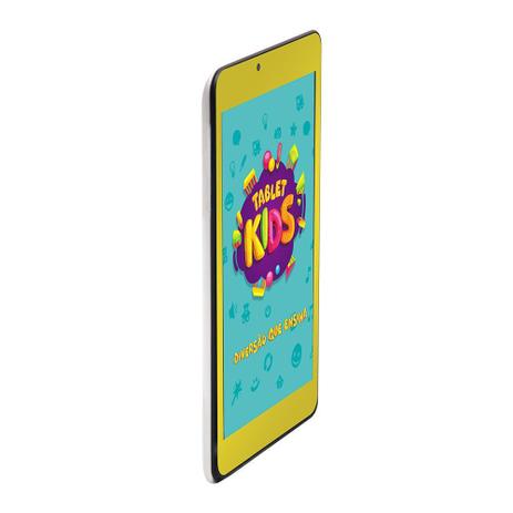 Tablet Infantil Dl Kids C10 Android 7.1 Tela 7 8GB ROM 1GB RAM - Branco Com Capa Bumper Verde Menor preço em Tablet Infantil Dl Kids C10 Android 7.1 Tela 7 8GB ROM 1GB RAM - Branco Com Capa Bumper Verde