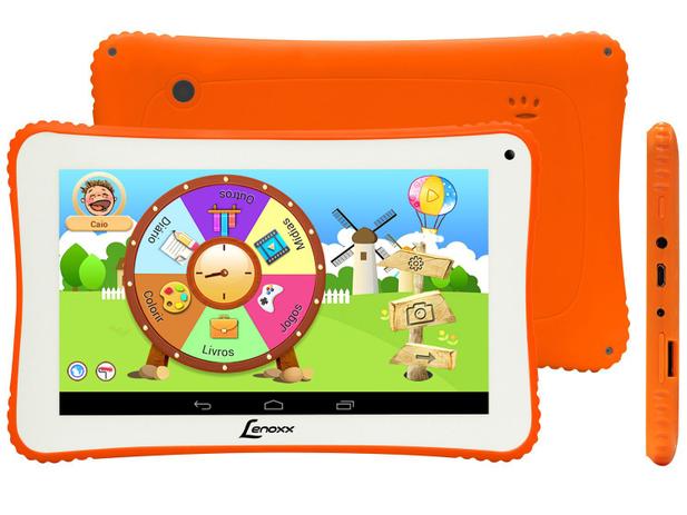 Tablet Lenoxx Info Kids 8GB 7” Wi-Fi Android 5.1 - Proc. Quad Core Câmera Integrada