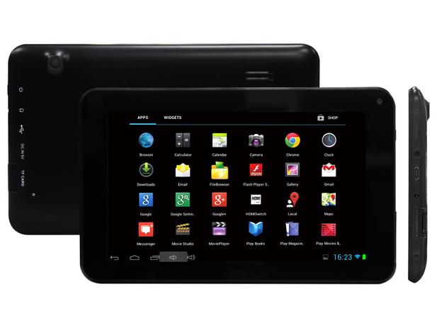 Tablet Lenoxx TB 5400 8GB 7” Wi-Fi Android 4.4 - Proc. Quad Core Câmera Integrada