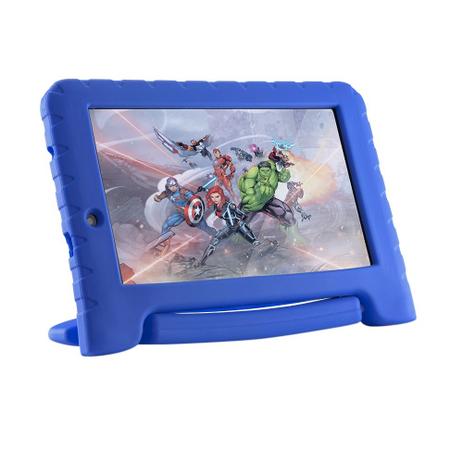 Tablet Multilaser Disney Avengers Plus 8GB 7” Wi-Fi Quad Core Android 7.0 Câmera Integrada - NB280 Menor preço em Tablet Multilaser Disney Avengers Plus 8GB 7” Wi-Fi Quad Core Android 7.0 Câmera Integrada - NB280