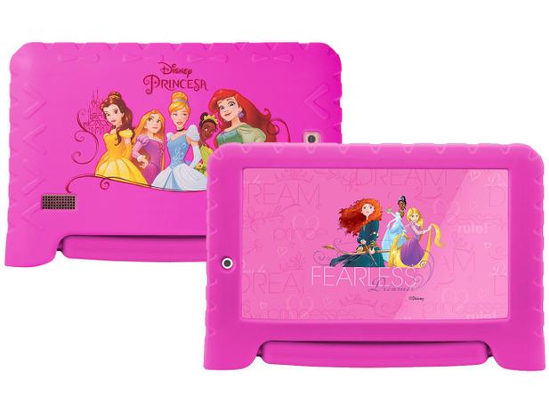 Tablet Multilaser Disney Princesas Plus 8GB 7 ” - Wi-Fi Proc. Quad Core Android 7.0 Câmera Integrada Menor preço em Tablet Multilaser Disney Princesas Plus 8GB 7 ” - Wi-Fi Proc. Quad Core Android 7.0 Câmera Integrada