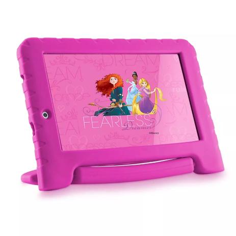 Tablet Multilaser Disney Princesas Plus NB281, Android 7, Tela 7,0, Memória 8GB, Wi-Fi - Rosa Menor preço em Tablet Multilaser Disney Princesas Plus NB281, Android 7, Tela 7,0, Memória 8GB, Wi-Fi - Rosa