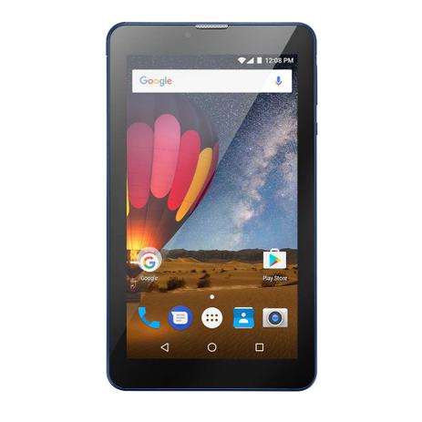 Tablet Multilaser M7 3G Plus Quad Core 1Gb Ram Câmera Wi-Fi Tela 7 Memoria 8Gb Dual Chip Azul - NB270 Menor preço em Tablet Multilaser M7 3G Plus Quad Core 1Gb Ram Câmera Wi-Fi Tela 7 Memoria 8Gb Dual Chip Azul - NB270
