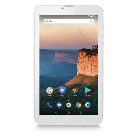 Tablet Multilaser M9-3G Prata Quad Core Android 7.0 1GB RAM Dual Câm 1.3/2MP 9'' 8Gb Bluetooth NB284 Menor preço em Tablet Multilaser M9-3G Prata Quad Core Android 7.0 1GB RAM Dual Câm 1.3/2MP 9'' 8Gb Bluetooth NB284