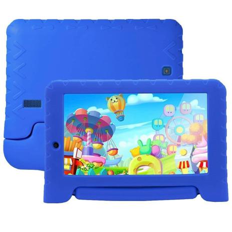 Tablet Multilaser NB278 Kids Pad Plus, Azul, Tela 7", WiFi, Android 7.0, 2MP, 8GB