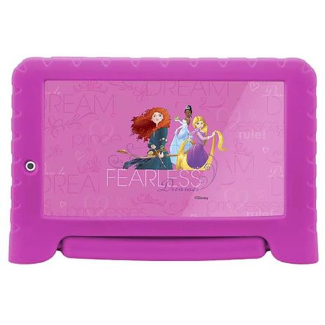 Tablet Multilaser NB281 Disney Princesas Plus Android 7.0 Quad Core 8G 7Pol Rosa Menor preço em Tablet Multilaser NB281 Disney Princesas Plus Android 7.0 Quad Core 8G 7Pol Rosa