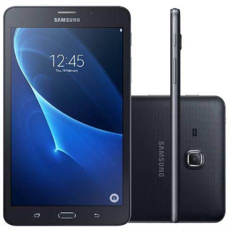 Tablet Samsung Galaxy Tab A, Preto, T285, Tela de 7”, 8GB, 5MP Menor preço em Tablet Samsung Galaxy Tab A, Preto, T285, Tela de 7”, 8GB, 5MP