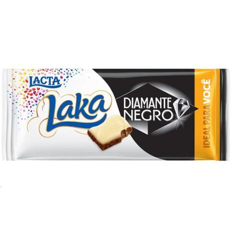 Tablete Chocolate Laka Diamante Negro 90g - Lacta Menor preço em Tablete Chocolate Laka Diamante Negro 90g - Lacta