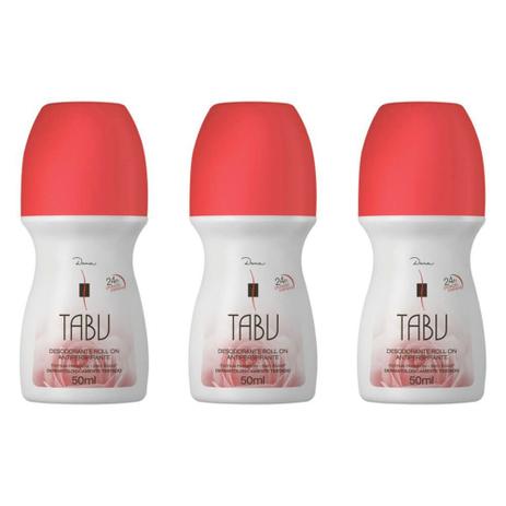 Tabu Desodorante Rollon 50ml (Kit C/03) é boa?