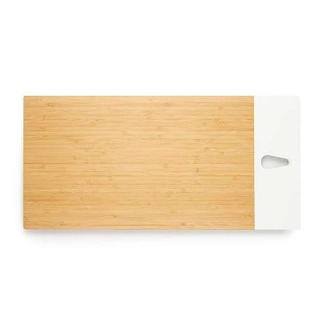 Tabua Bamboo Retangular 48CM X 23CM X 1,6CM - Branco - Mor é boa?