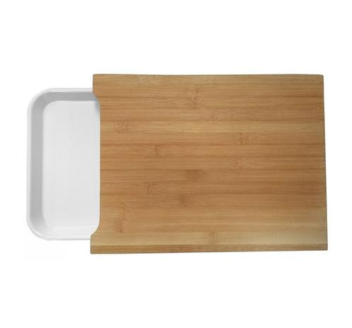 Tabua De Carne Churrasco Bamboo Com Bandeja Gaveta 36x27 - Horizonte é boa?