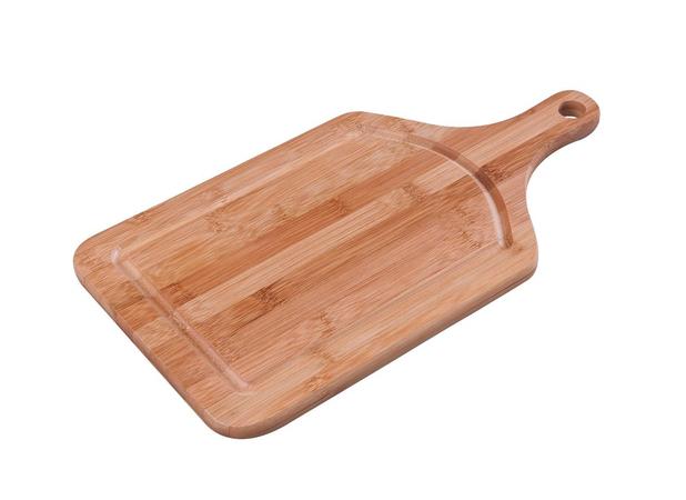 Tábua de Corte Bambu 38,5 xx 20,5 com Caneleta e Cabo Mor - OMM 097 é boa?