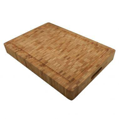 Tabua de madeira de bambu 43cm x 30cm x 5cm - Btc decor é boa?