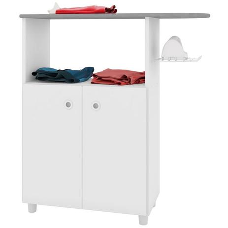 Tábua de Passar Roupa Milano MP6030 2 Portas Branco - Art In Móveis Menor preço em Tábua de Passar Roupa Milano MP6030 2 Portas Branco - Art In Móveis