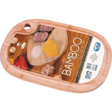Tábua Oval Bamboo 3352 Mor Menor preço em Tábua Oval Bamboo 3352 Mor