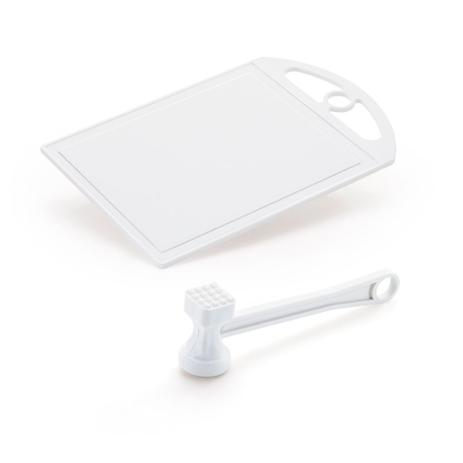 Tábua para Carnes 33 cm C/ Martelo Plástico - 108643 - Plast show /coamil Menor preço em Tábua para Carnes 33 cm C/ Martelo Plástico - 108643 - Plast show /coamil