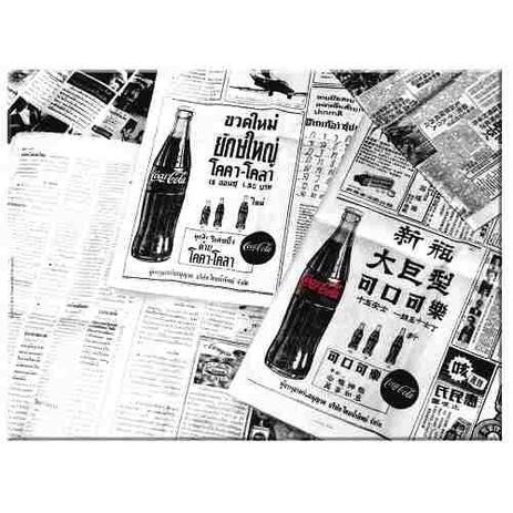 Tábua Vidro Coca Cola Newspaper P/b - Rockcine é boa?