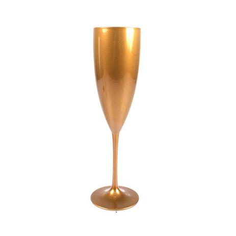 Taça Acrílica para Champagne 170ml - Dourada - Aluá festas é ruim? Taça Acrílica para Champagne 170ml - Dourada - Aluá festas é boa?