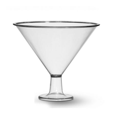 Taça Acrílico Cristal Martine Pequena 1,1L Ref.413 - Três Triângulos - Tres Triângulos Menor preço em Taça Acrílico Cristal Martine Pequena 1,1L Ref.413 - Três Triângulos - Tres Triângulos
