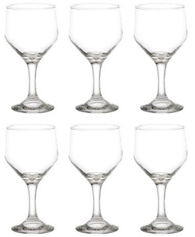 Taça Bistrô para Vinho Tinto 263ml 6 Unidades - Cisper Menor preço em Taça Bistrô para Vinho Tinto 263ml 6 Unidades - Cisper