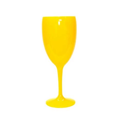 Taça de Acrílico Não Descartável Victória Amarela 400 ml Duracril - Festabox Menor preço em Taça de Acrílico Não Descartável Victória Amarela 400 ml Duracril - Festabox