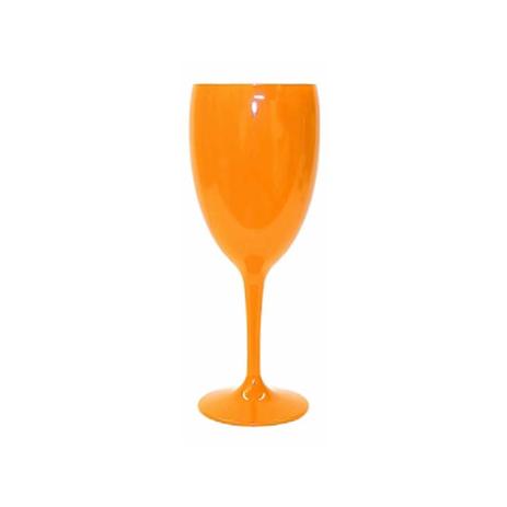 Taça de Acrílico Não Descartável Victória Laranja 400 ml Duracril - Festabox Menor preço em Taça de Acrílico Não Descartável Victória Laranja 400 ml Duracril - Festabox