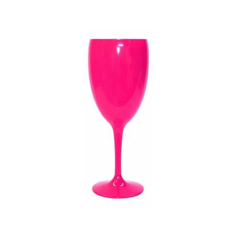 Taça de Acrílico Não Descartável Victória Rosa Pink 400 ml Duracril - Festabox Menor preço em Taça de Acrílico Não Descartável Victória Rosa Pink 400 ml Duracril - Festabox