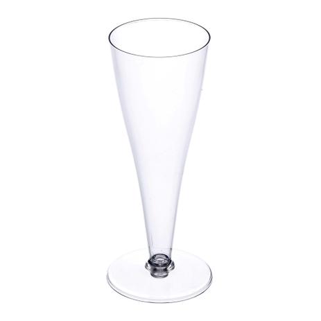 Taça de Acrílico para Champanhe Cristal de 70ml com 5 Unidades Plastilânia Menor preço em Taça de Acrílico para Champanhe Cristal de 70ml com 5 Unidades Plastilânia